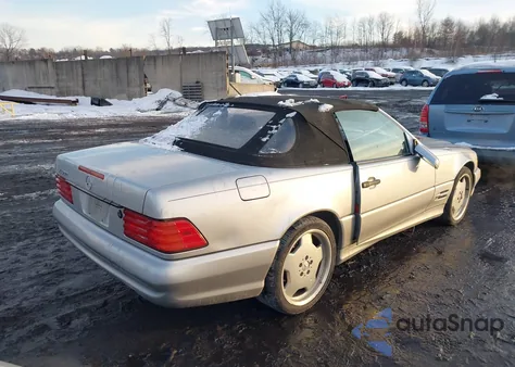 1998 Mercedes-Benz Sl 500 из США, поврежденный, VIN WDBFA67F8WF166582